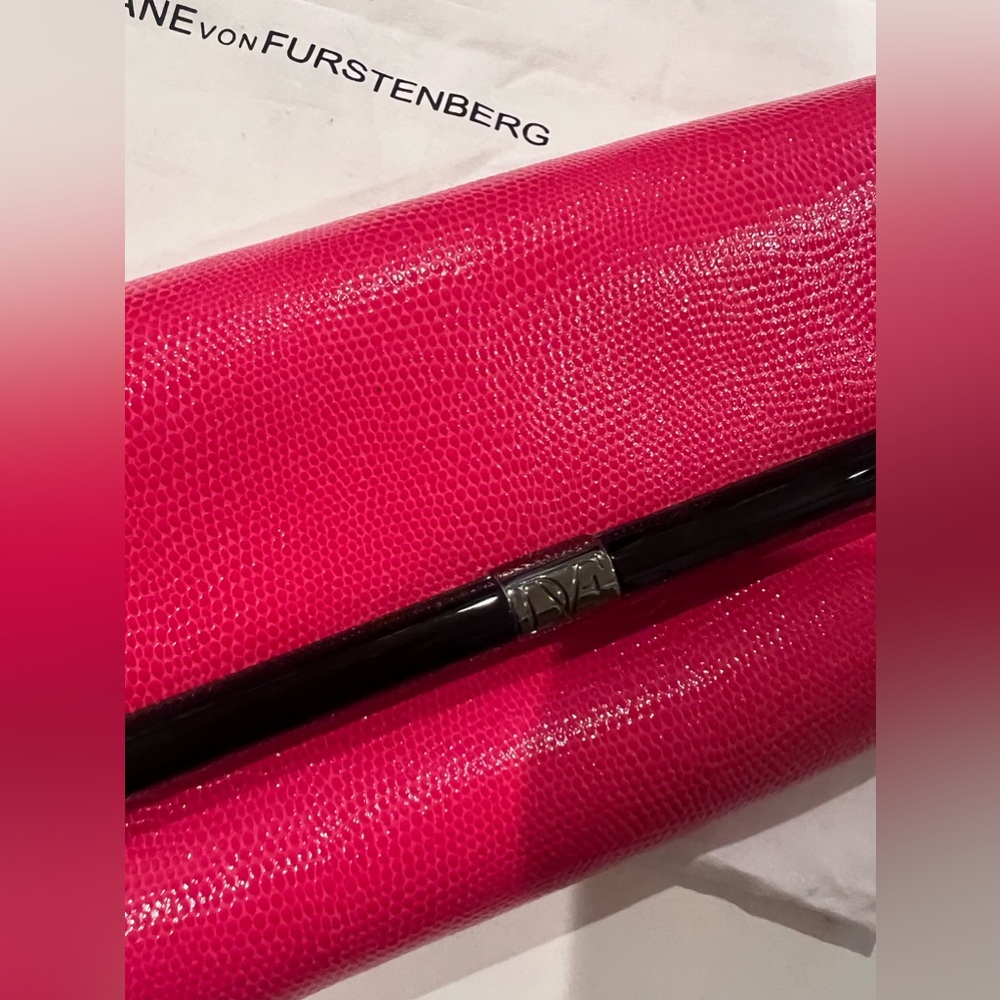DVF Diane Von Furstenberg Pink Clutch